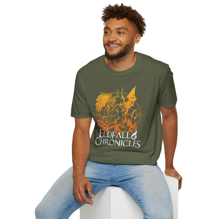 Flame Eldfall Chronicles T-Shirt | Softstyle Cotton