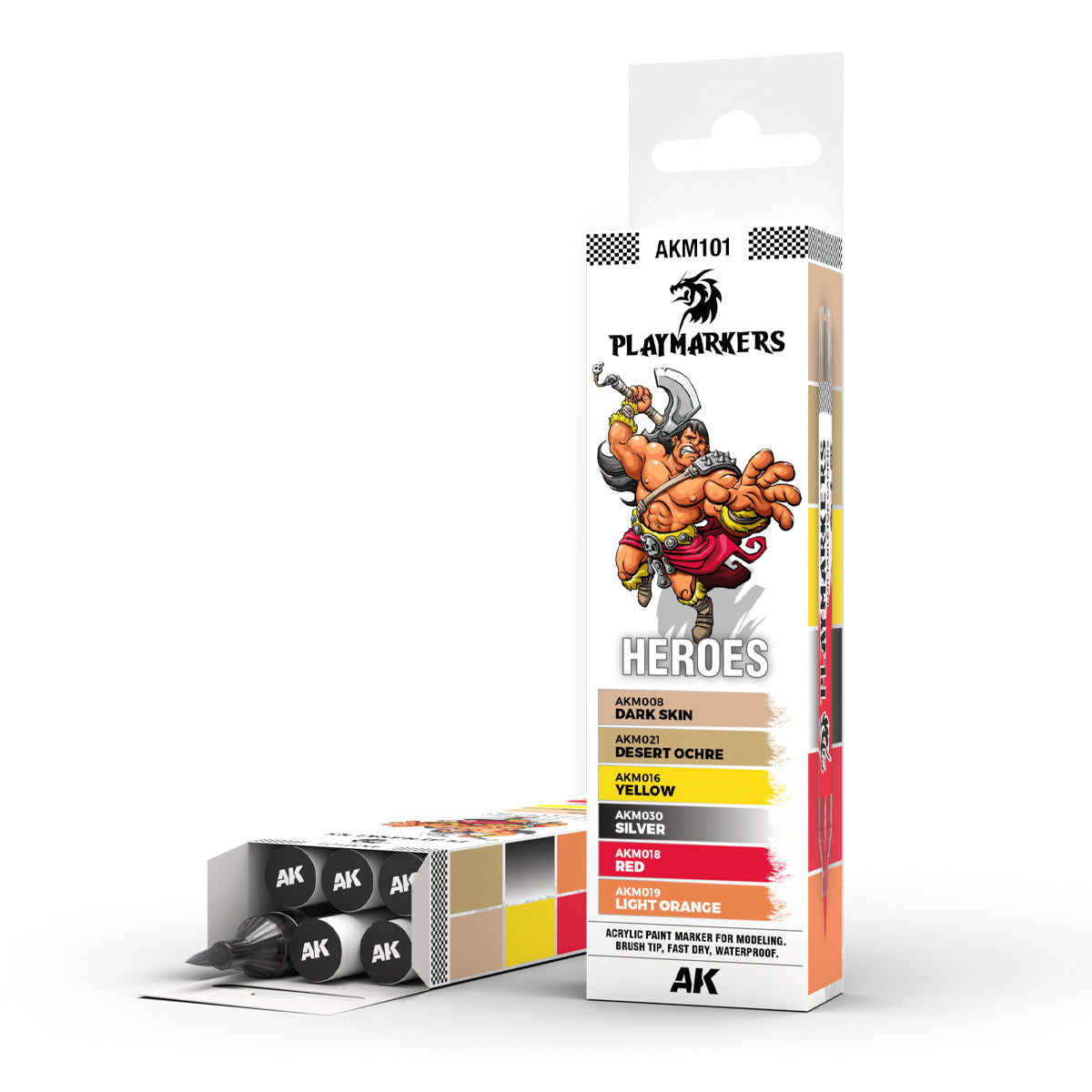 AK Interactive - Playmarkers Set: Heroes (6 ref.) – Eldfall Chronicles