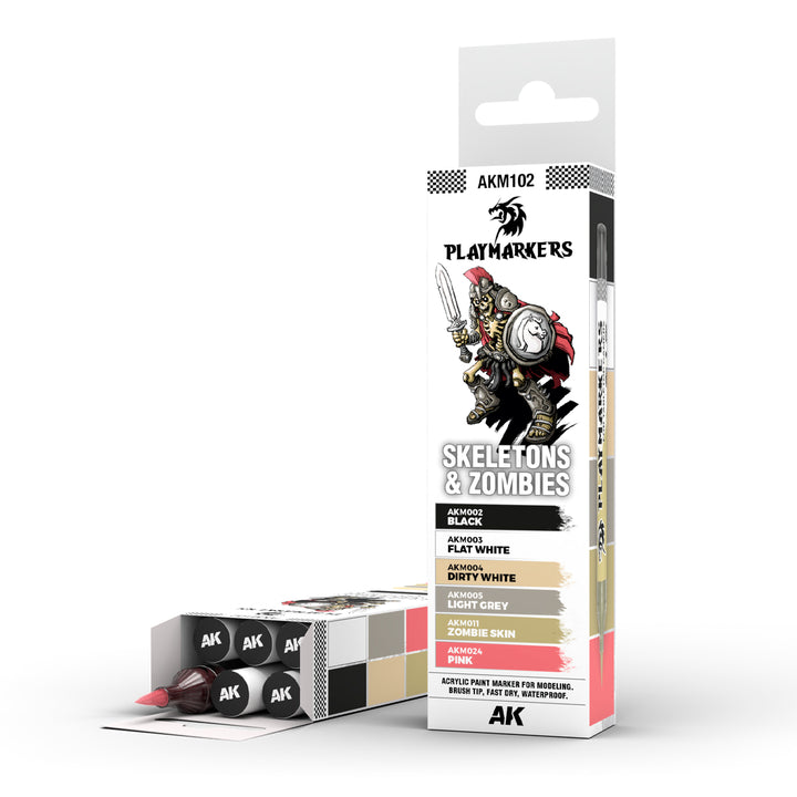 AK Interactive - Playmarkers Set: Skeletons & Zombies