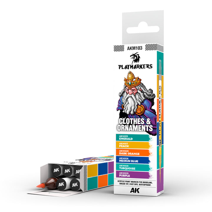 AK Interactive - Playmarkers Set: Clothes & Ornaments