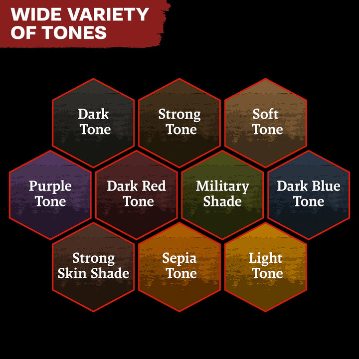 Warpaints Fanatic: Komplet barv Wash